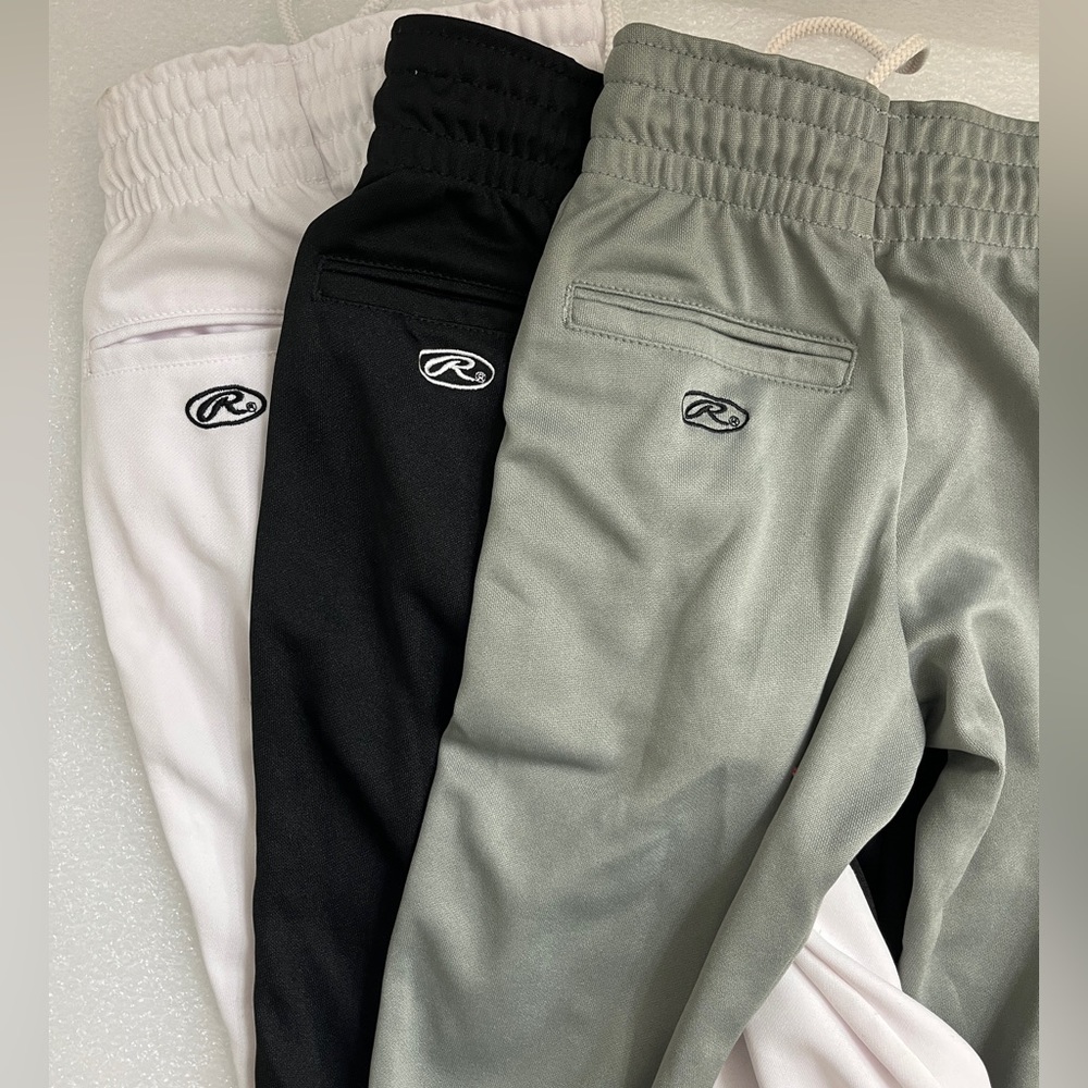 Rawlings Youth Baseball pants Bundle size XXS grey, white, and black